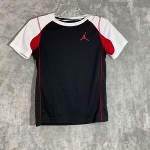 Air Jordan Dri-Fit Training Fitted shirt Black/Red Jumpman Youth M 10/12 Poly.